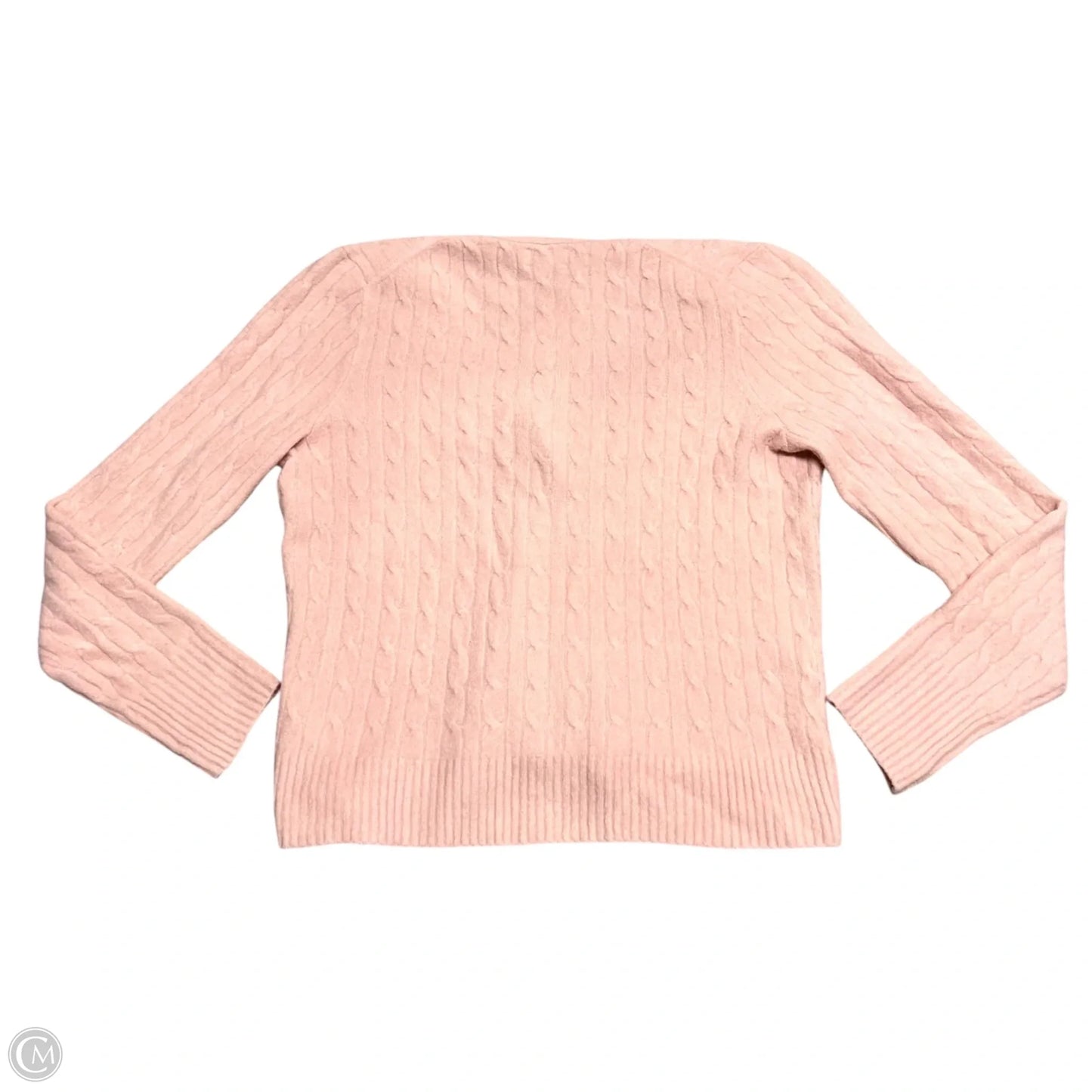 Sweater Cardigan By J. Crew In Pink, Size: M