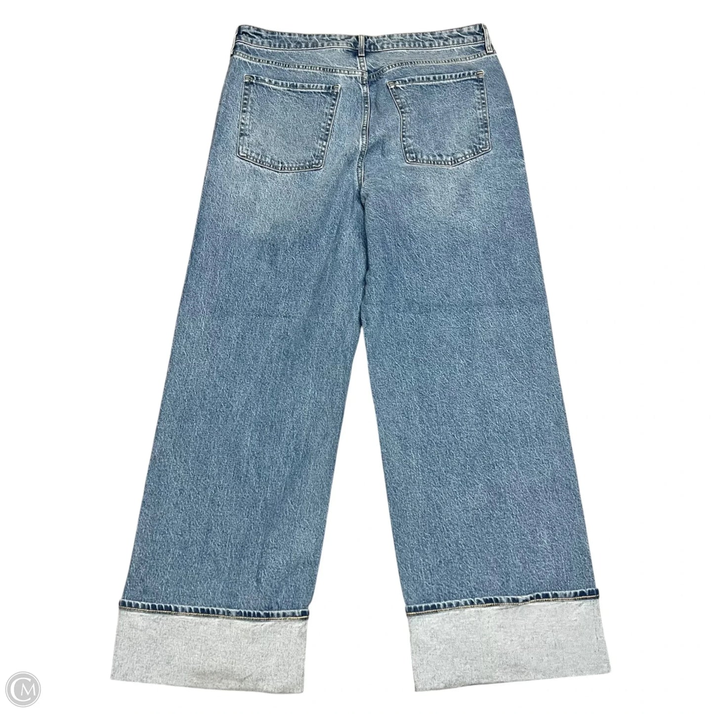 Jeans Wide Leg By Old Navy In Blue Denim, Size: 14
