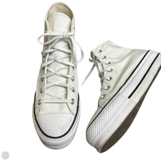 Shoes Sneakers Platform By Converse In White, Size: 9