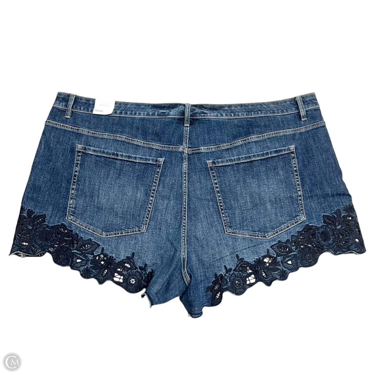 Shorts By Lane Bryant In Blue Denim, Size: 30