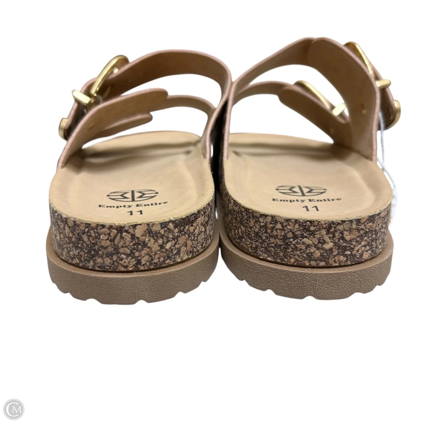 Sandals Flats By Empty Entire In Animal Print, Size: 11