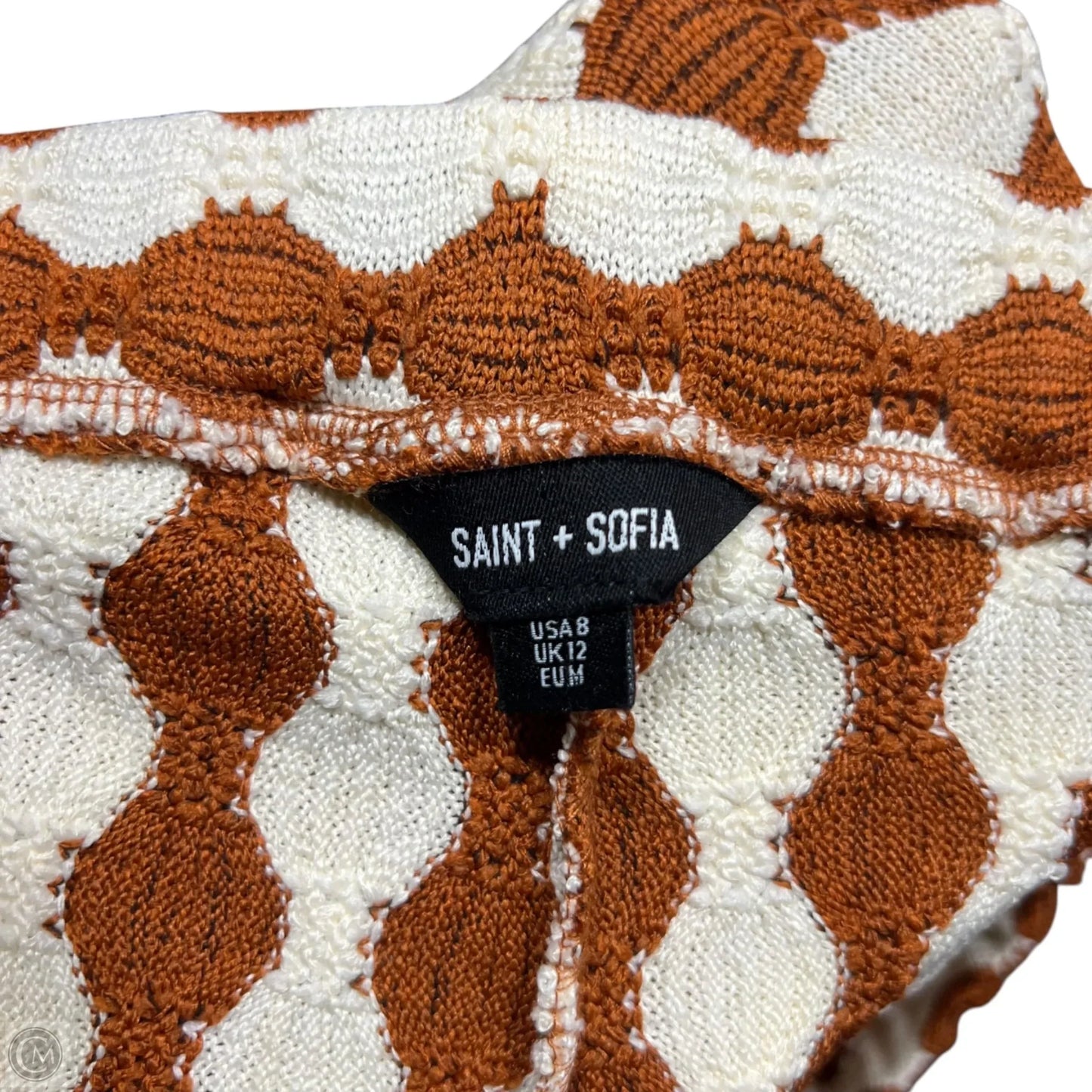 Pants Other By Saint + Sofia In Brown & Cream, Size: 8