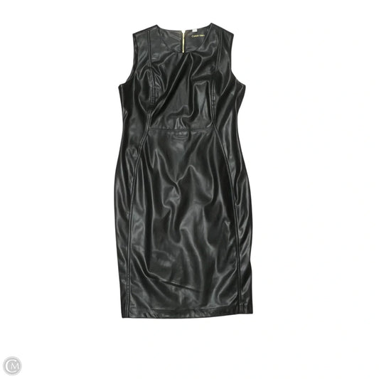 Dress Party Midi By Calvin Klein In Black, Size: 12