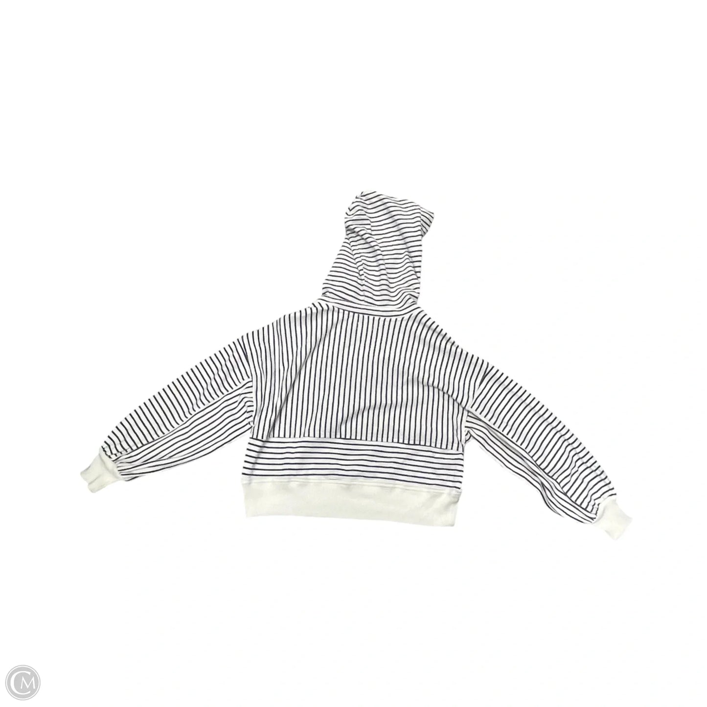 Sweatshirt Hoodie By Pilcro In Striped Pattern, Size: Xxs