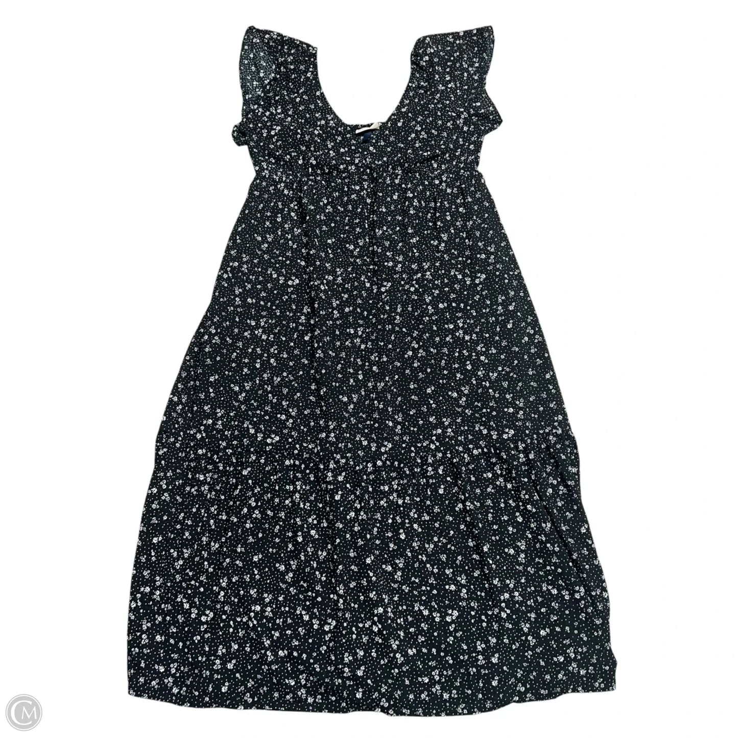 Dress Casual Maxi By Universal Thread In Black & White, Size: L