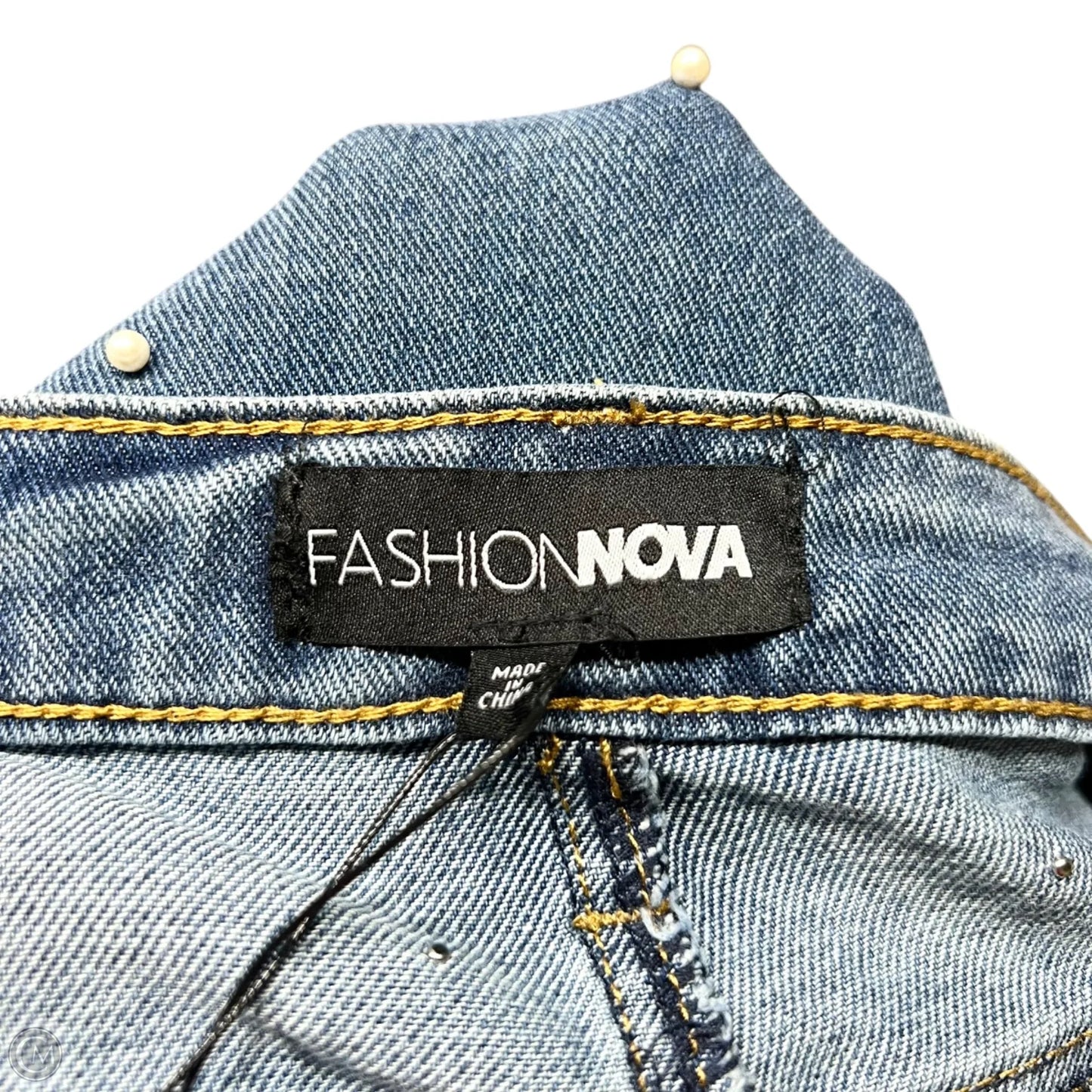 Jeans Boyfriend By Fashion Nova In Blue Denim, Size: 18