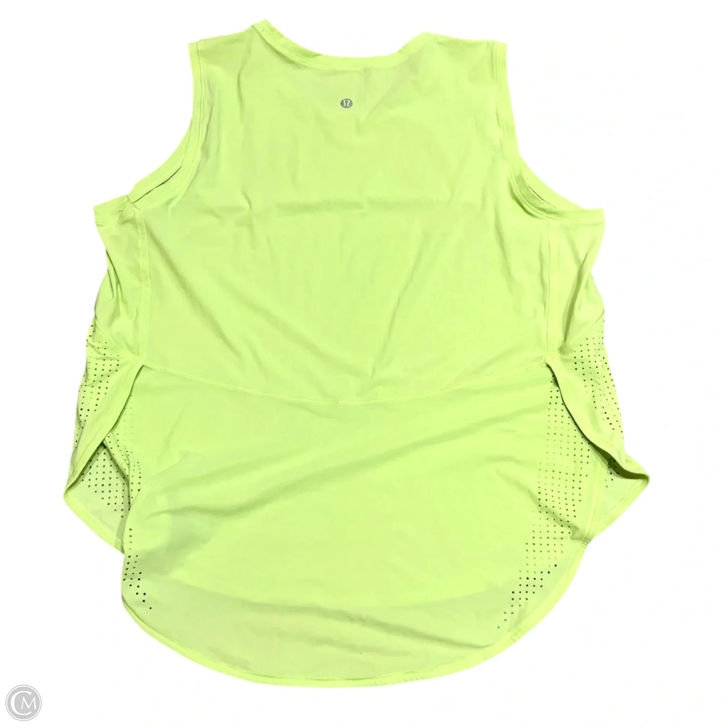 Athletic Tank Top By Lululemon In Green, Size: L