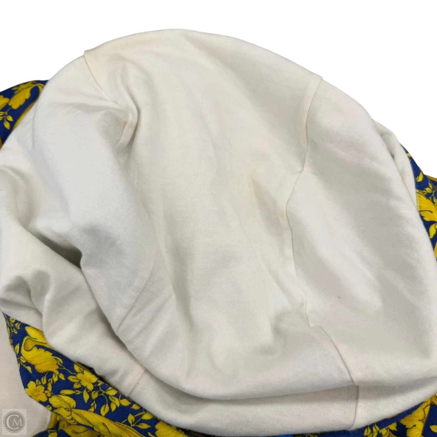 Sweatshirt Luxury Designer By Versace In Blue & Yellow, Size: Xl