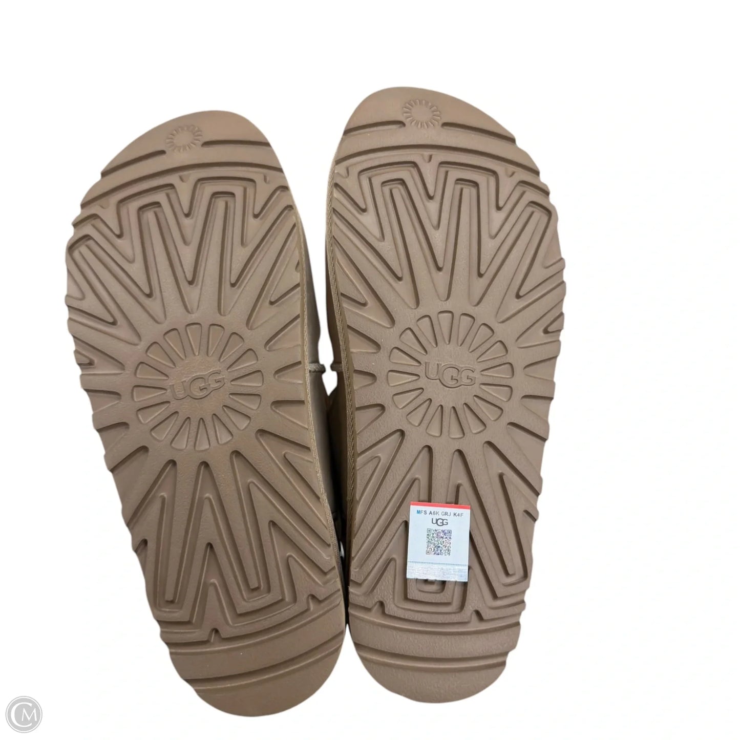 Sandals Designer By Ugg In Tan, Size: 8.5