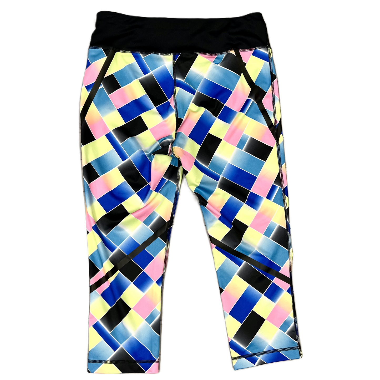 Athletic Leggings By Fila In Multi-colored, Size: L