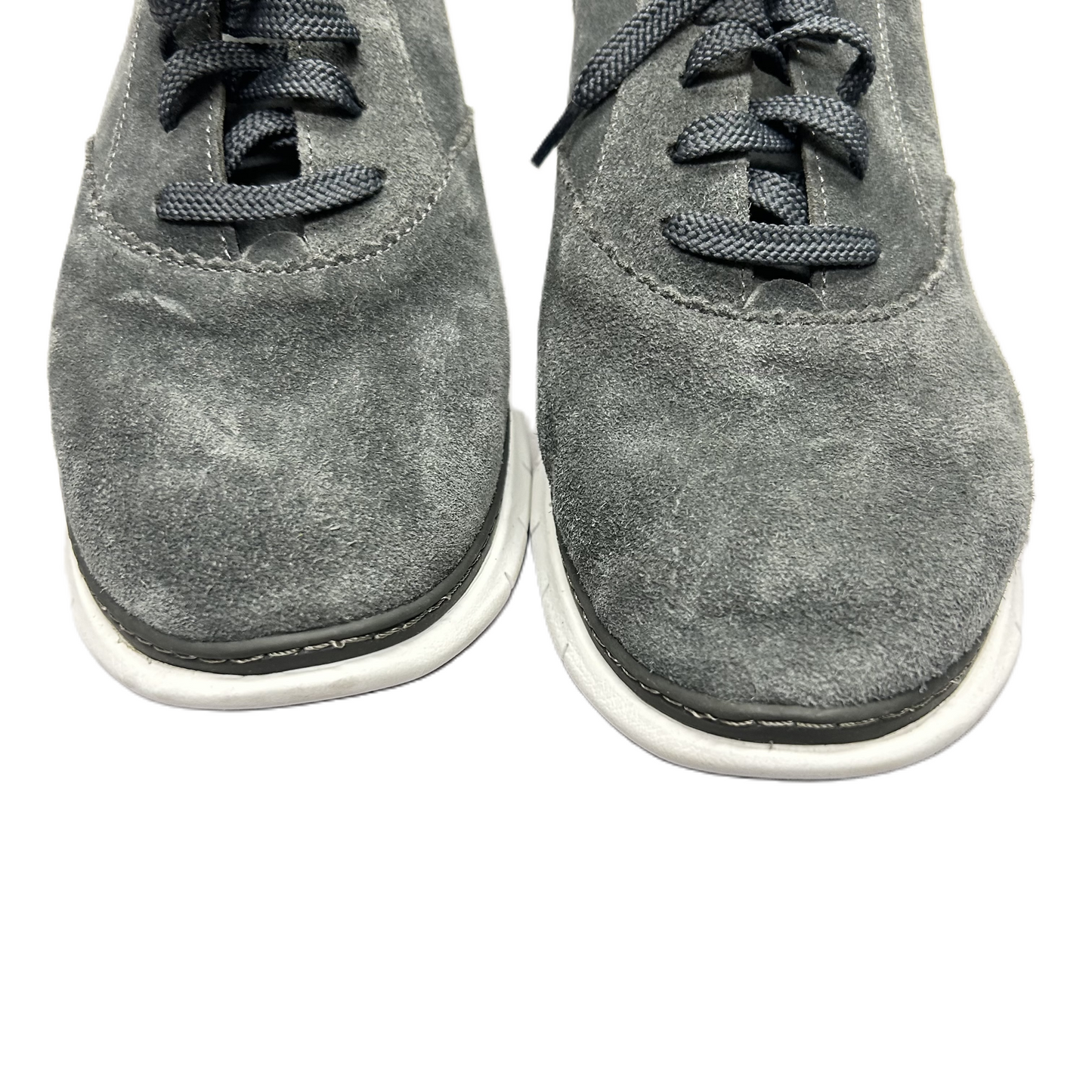 Grey & White Shoes Sneakers By Vionic, Size: 8.5