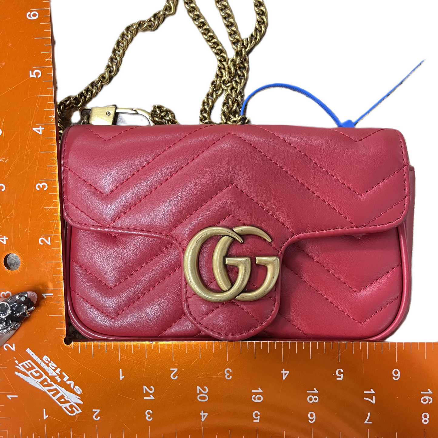 Crossbody Luxury Designer By Gucci  Size: Small