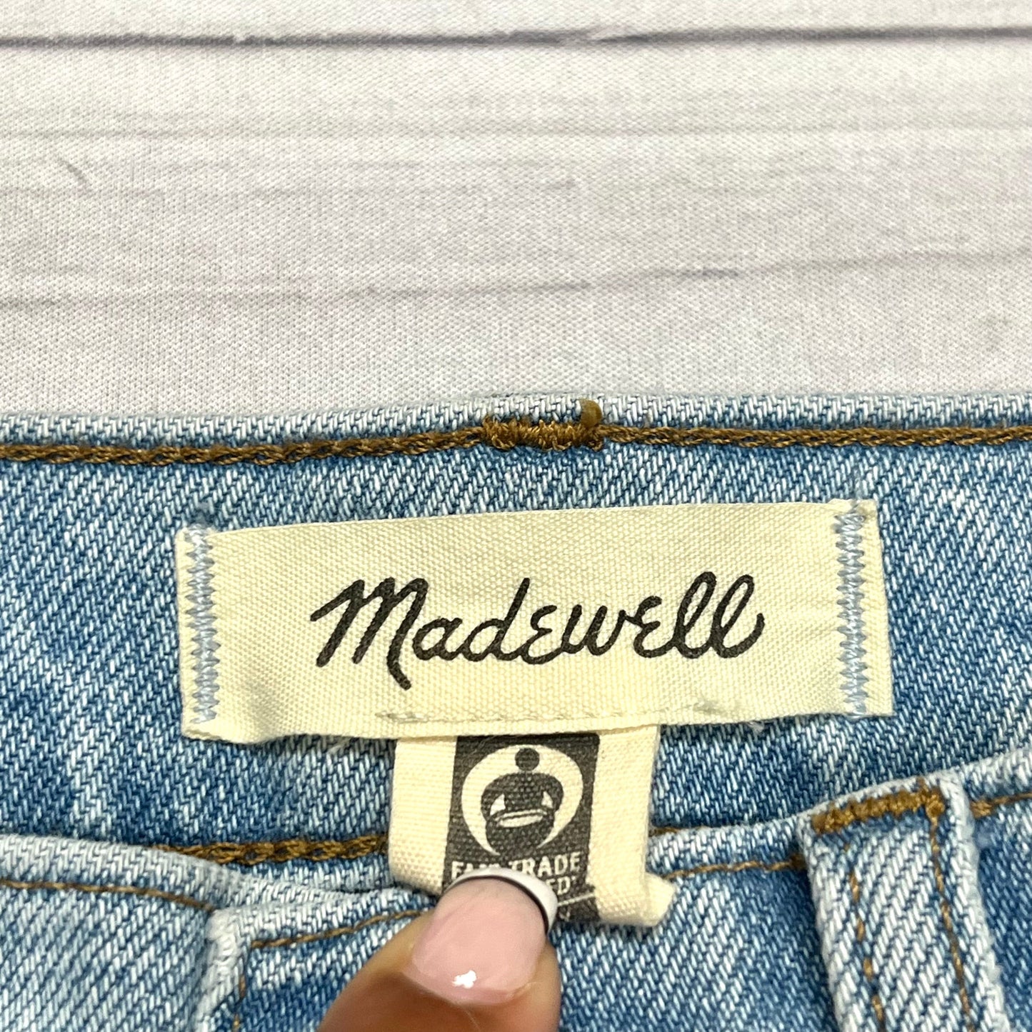 Blue Denim Jeans Straight By Madewell, Size: 00