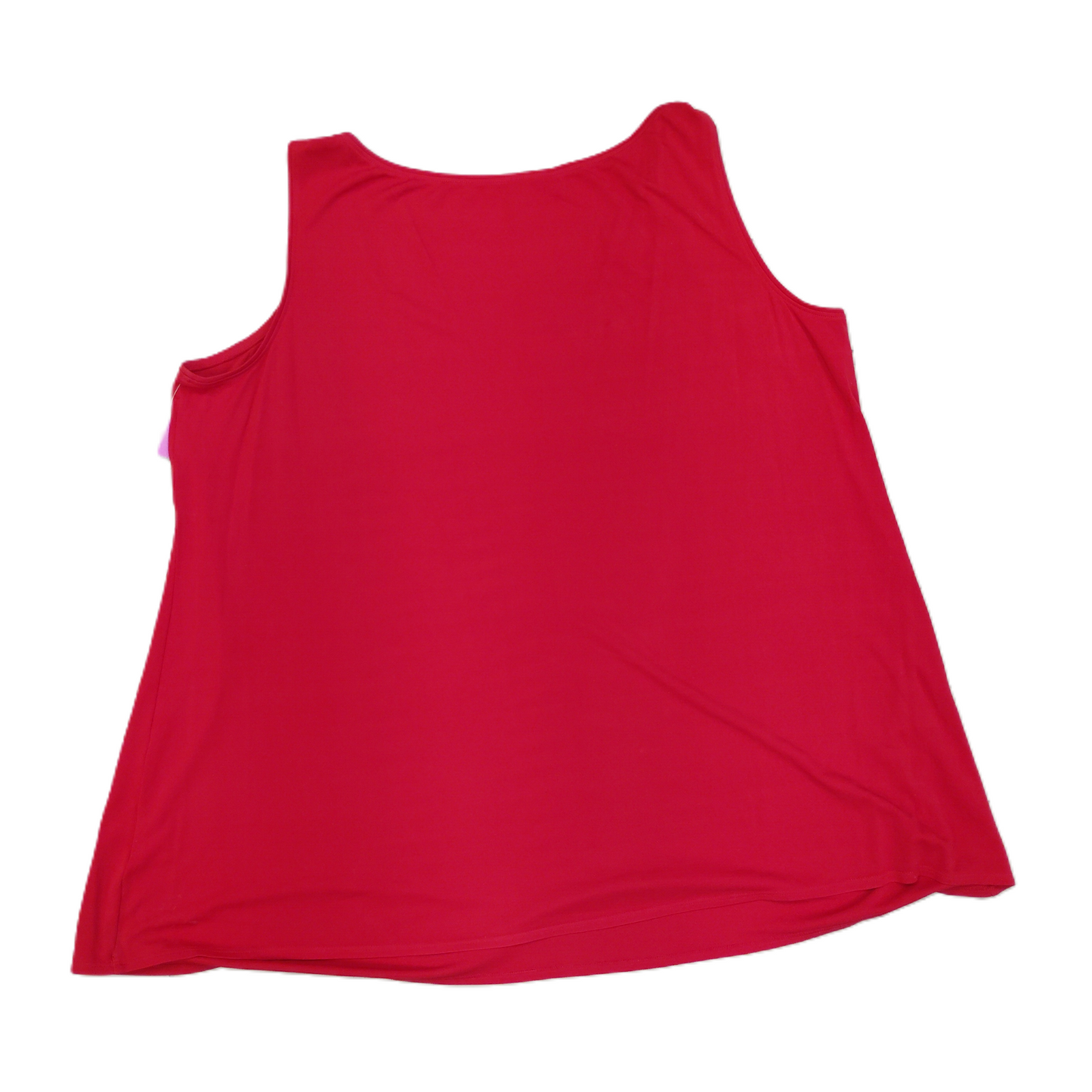 Red Top Sleeveless Basic By Eileen Fisher, Size: 1x