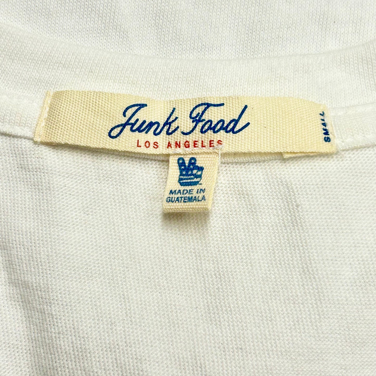 Top Sleeveless By Junk Food In White, Size: S