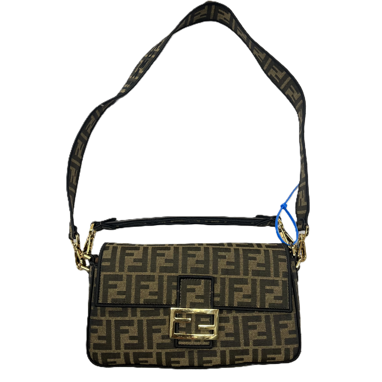 Crossbody Luxury Designer By Fendi, Size: Medium