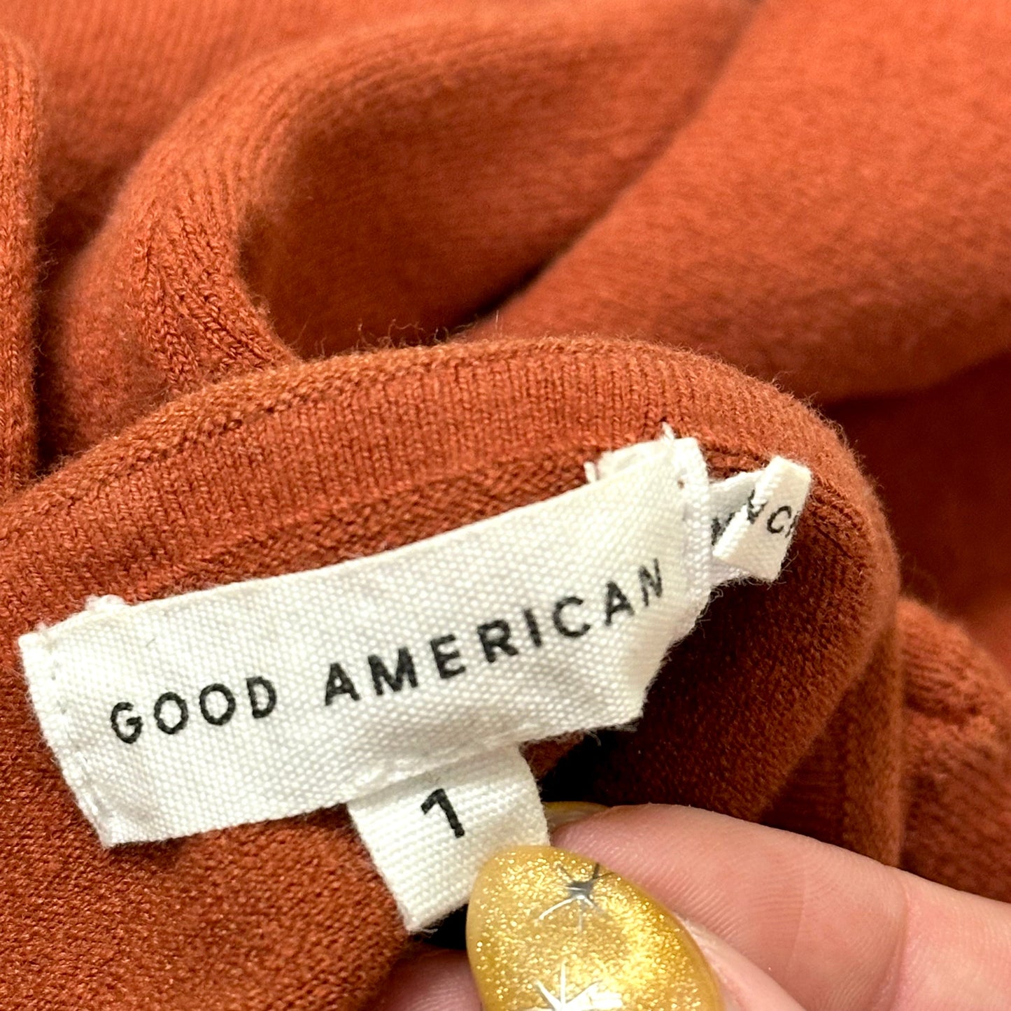 Bodysuit By Good American In Orange, Size: S