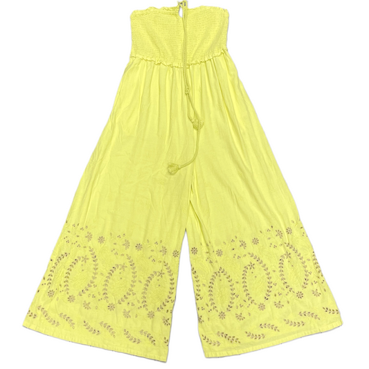 Yellow Jumpsuit By Anthropologie, Size: L