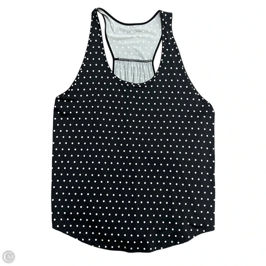 Top Short Sleeve Designer By Kate Spade In Black & White, Size: L