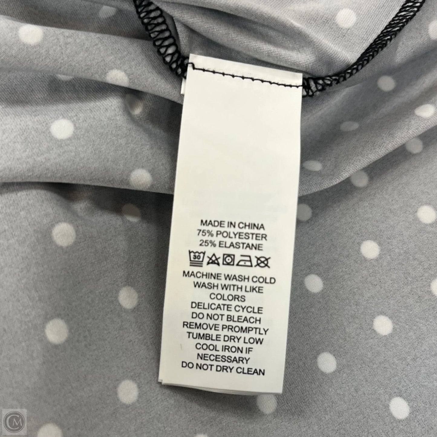 Top Short Sleeve Designer By Kate Spade In Black & White, Size: L