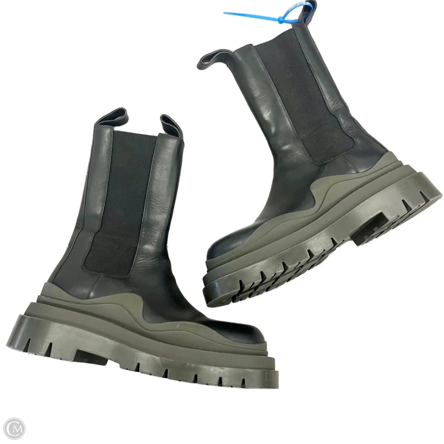 Boots Luxury Designer By Bottega Veneta In Black, Size: 7.5