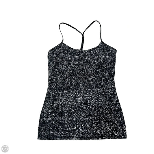 Athletic Tank Top By Lululemon In Black & White, Size: 6