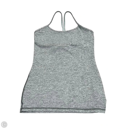 Athletic Tank Top By Lululemon In Grey, Size: 8