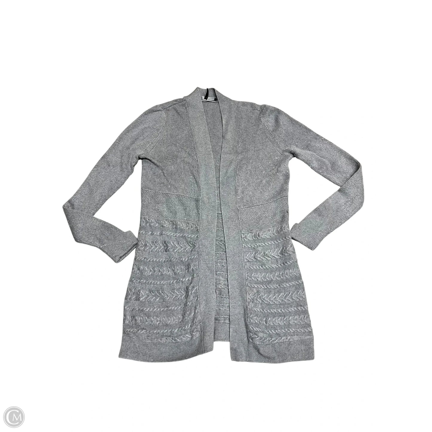 Sweater Cardigan By White House Black Market In Grey, Size: S
