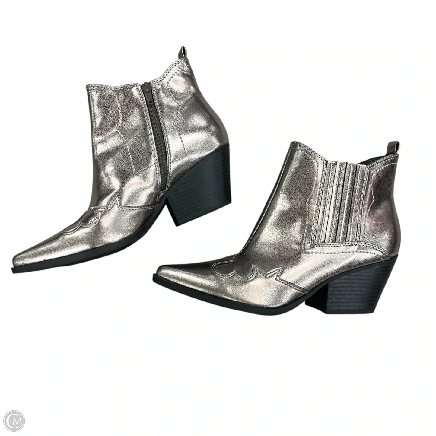 Boots Western By Indigo In Silver, Size: 8.5