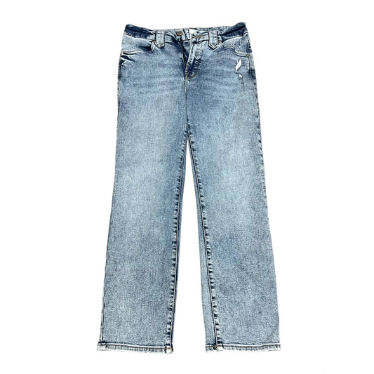 Jeans Straight By Good American In Blue Denim, Size: 6