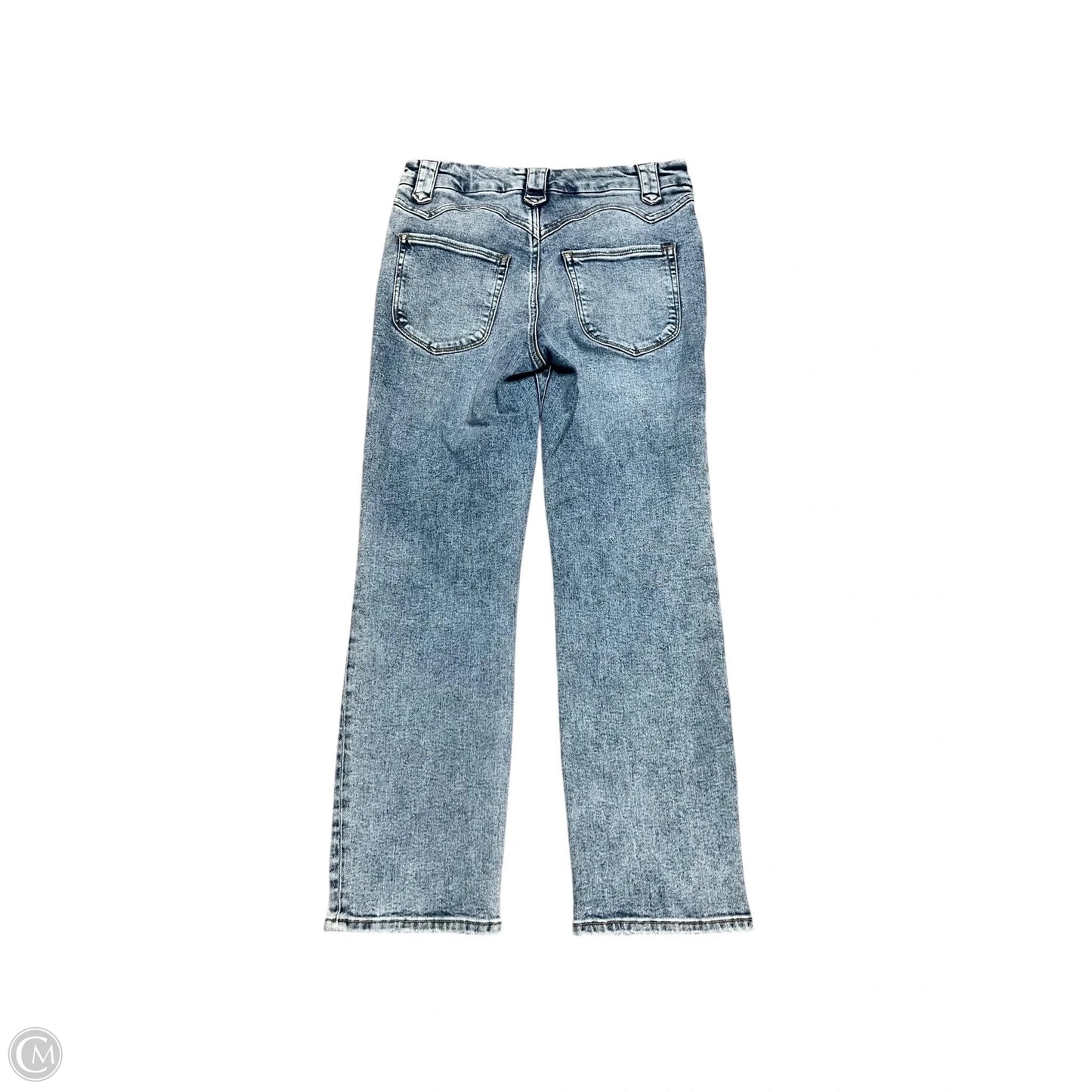 Jeans Straight By Good American In Blue Denim, Size: 6