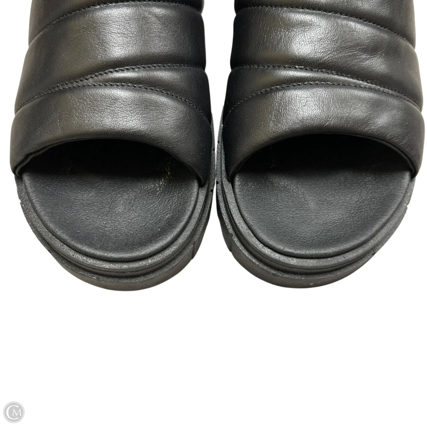 Sandals Heels Platform By Fly London In Black, Size: 9.5