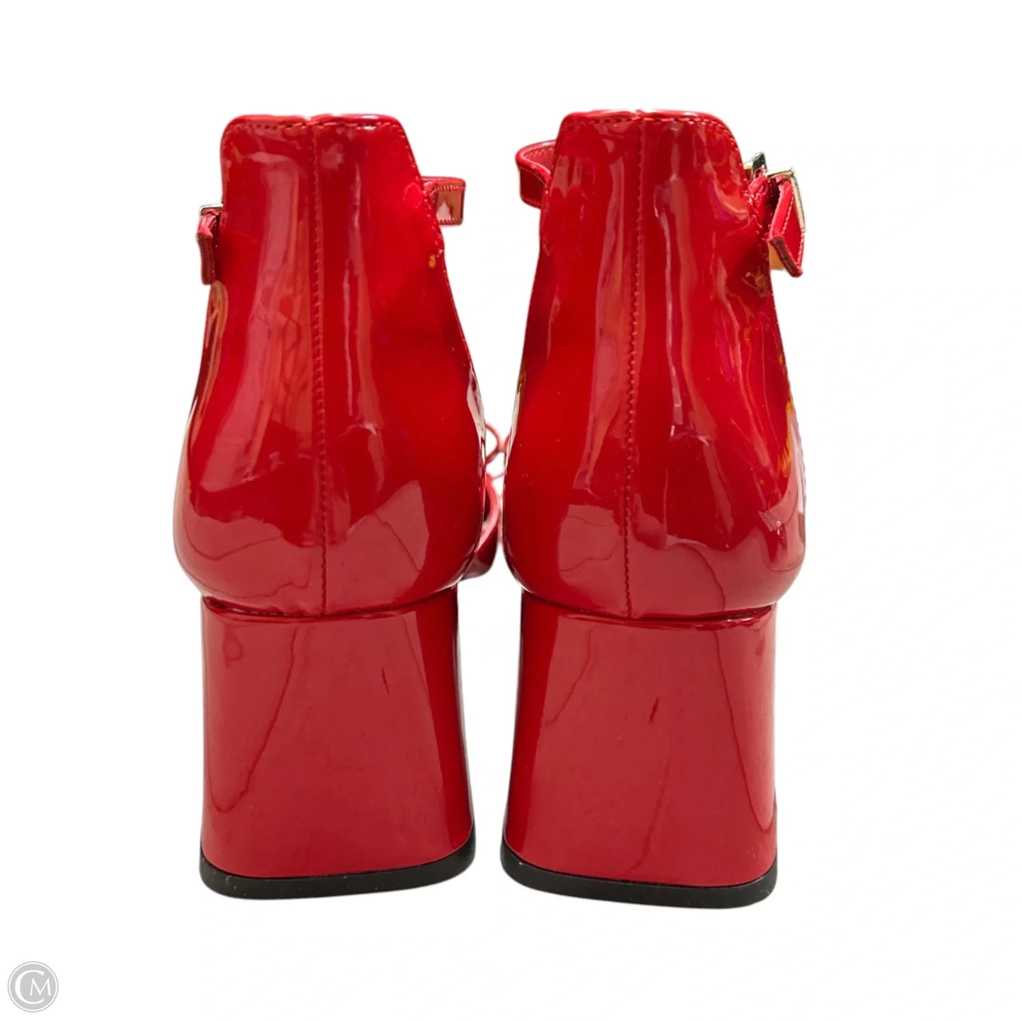 Shoes Heels Block By Kenneth Cole Reaction In Red, Size: 8.5