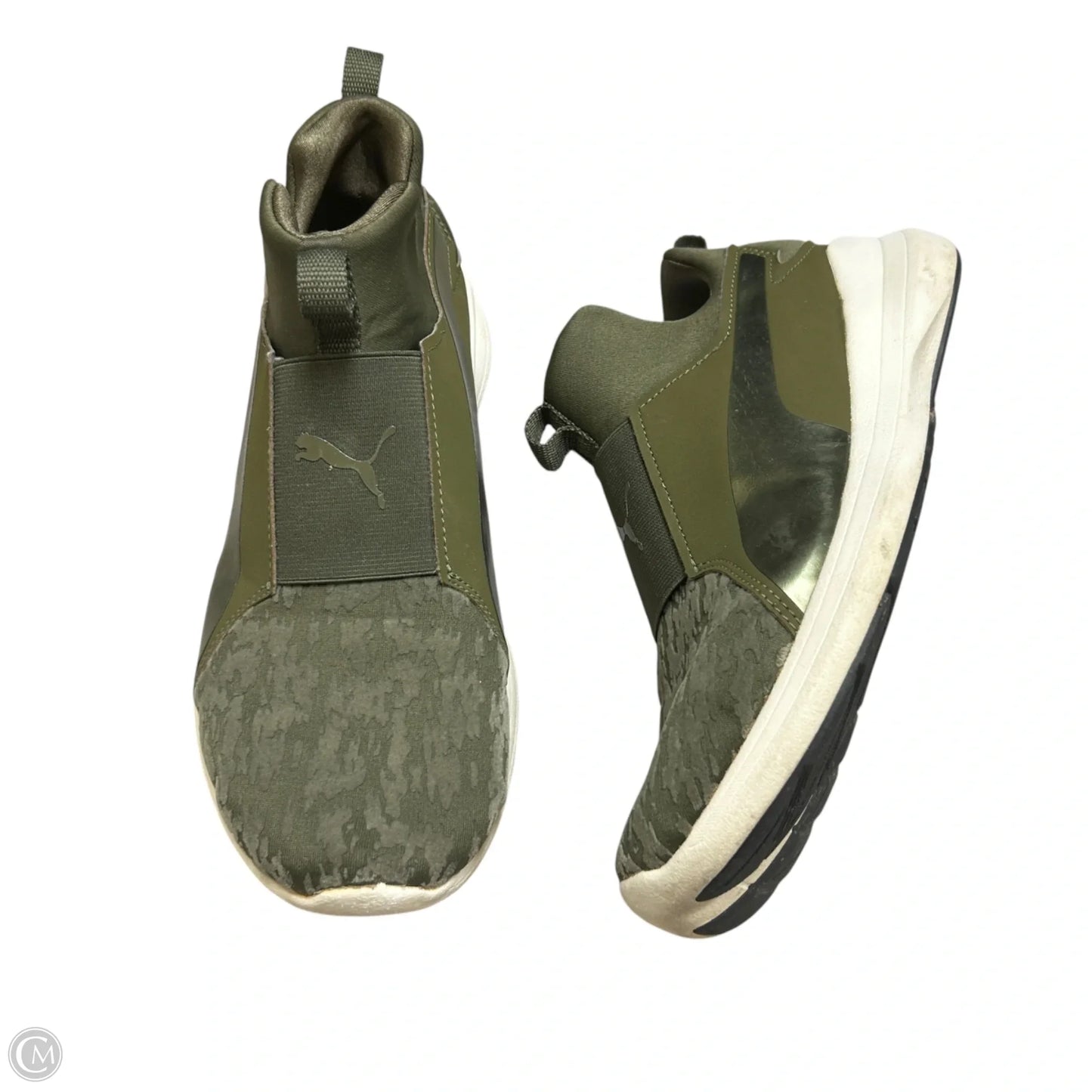 Shoes Athletic By Puma In Green, Size: 7.5