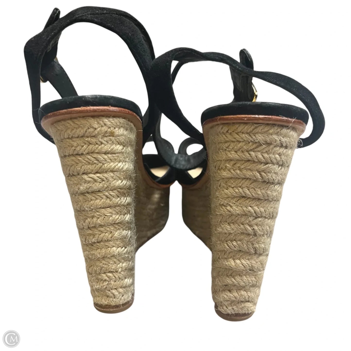 Shoes Heels Wedge By Dolce Vita In Black & Tan, Size: 7.5