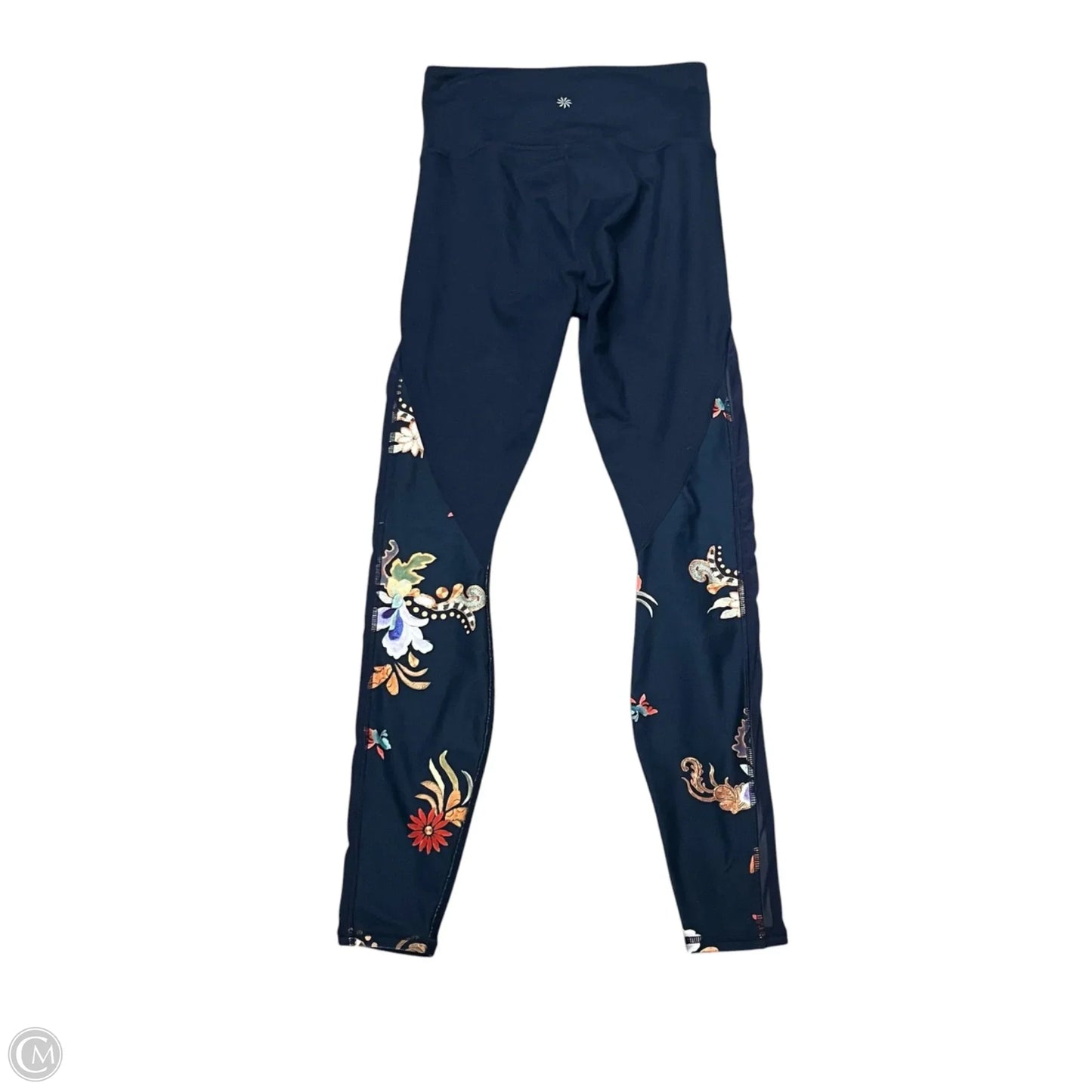 Athletic Leggings By Athleta In Navy, Size: Xs