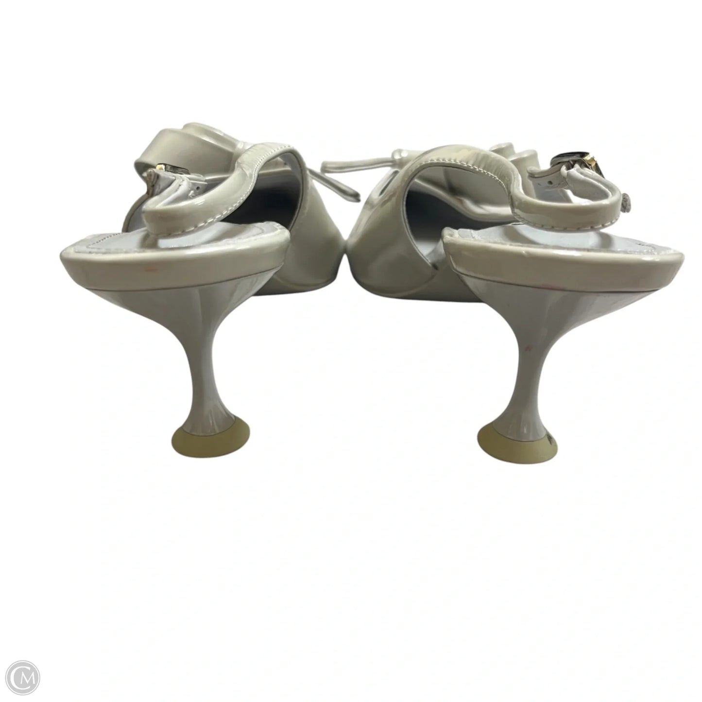 Shoes Heels Kitten By Bibi Lou In Grey, Size: 9.5