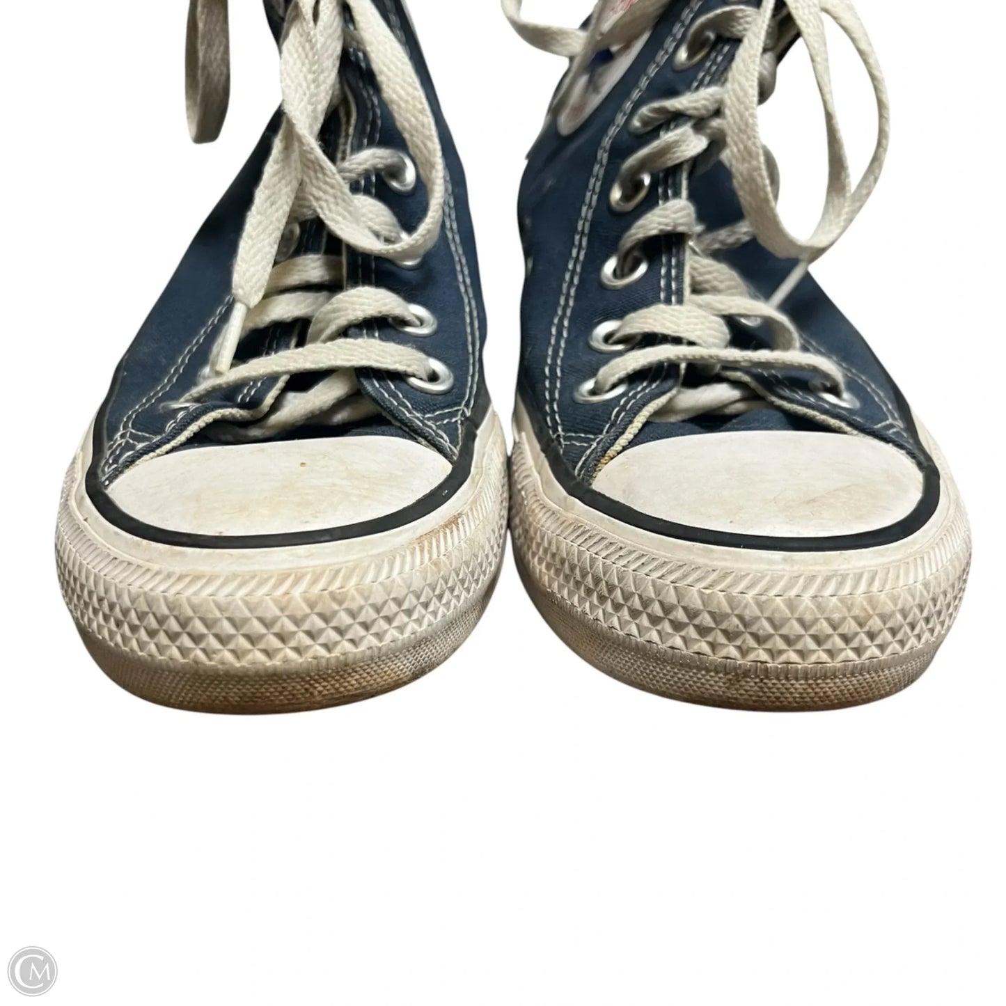 Shoes Sneakers By Converse In Blue & White, Size: 6.5