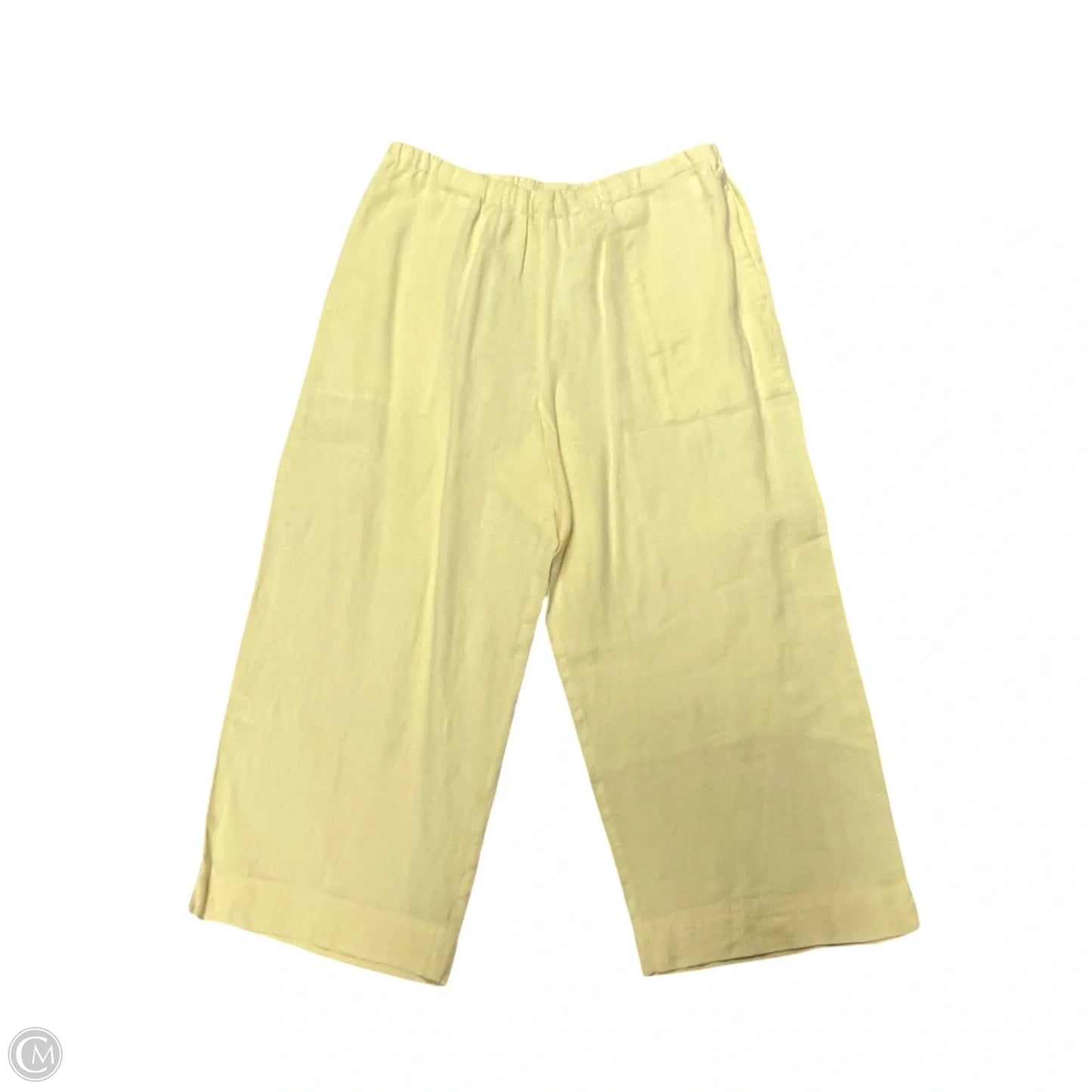 Pants Linen By Chicos In Yellow, Size: L