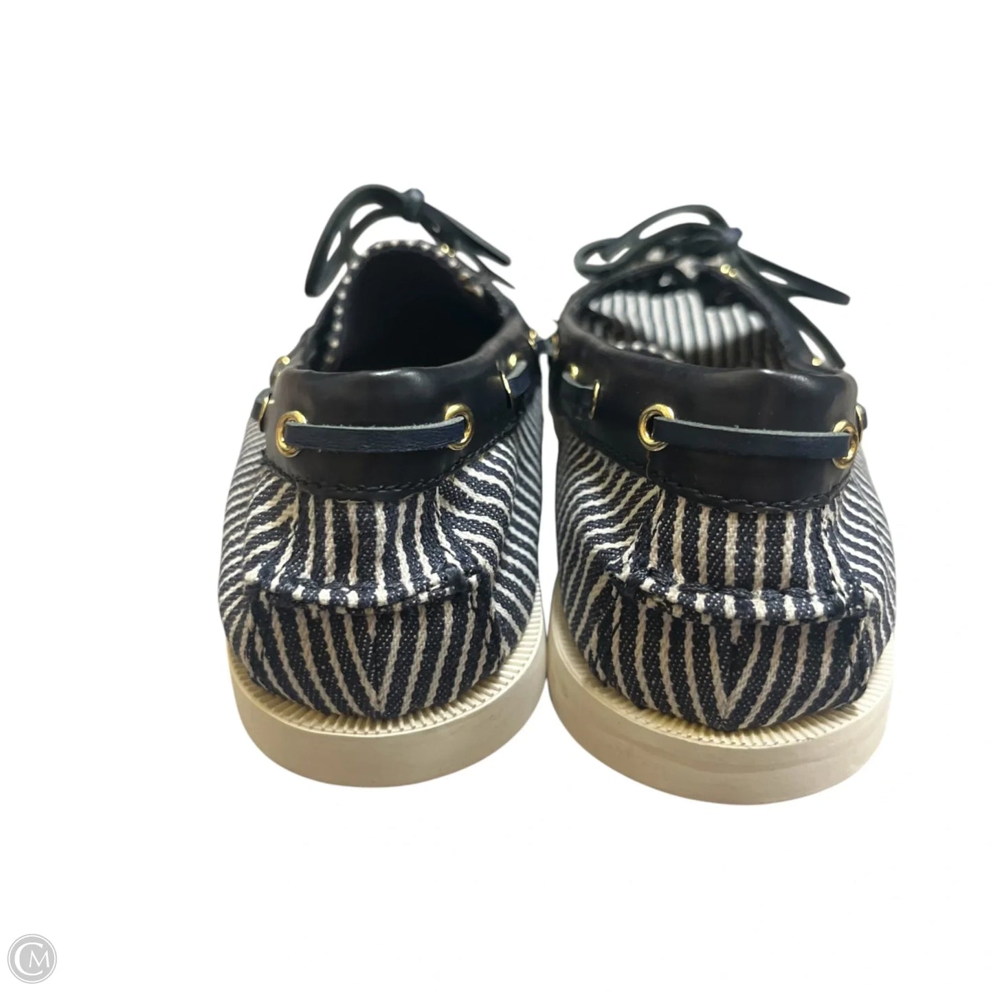 Shoes Flats By Talbots In Blue & White, Size: 8
