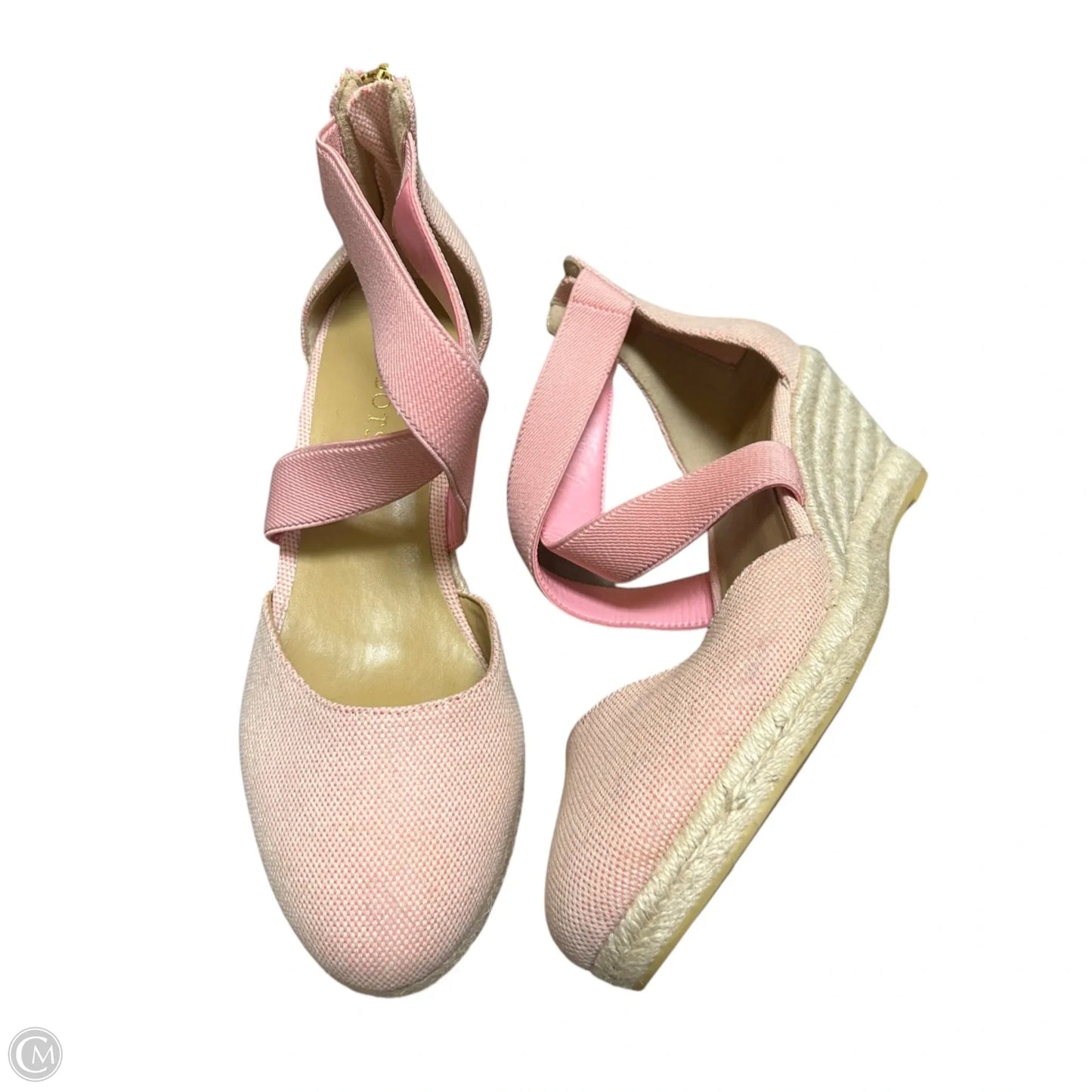 Shoes Heels Block By Talbots In Peach, Size: 8.5