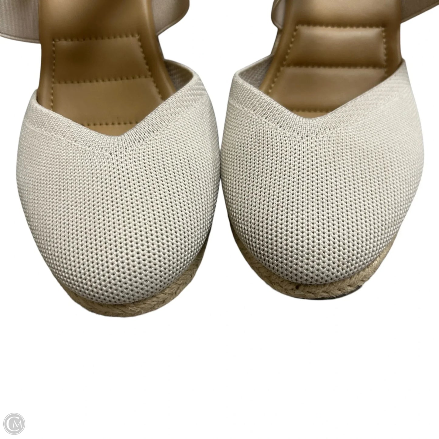 Shoes Heels Block By Kelly And Katie In Cream & Tan, Size: 11