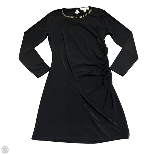Dress Casual Midi By Michael By Michael Kors In Black, Size: Xl