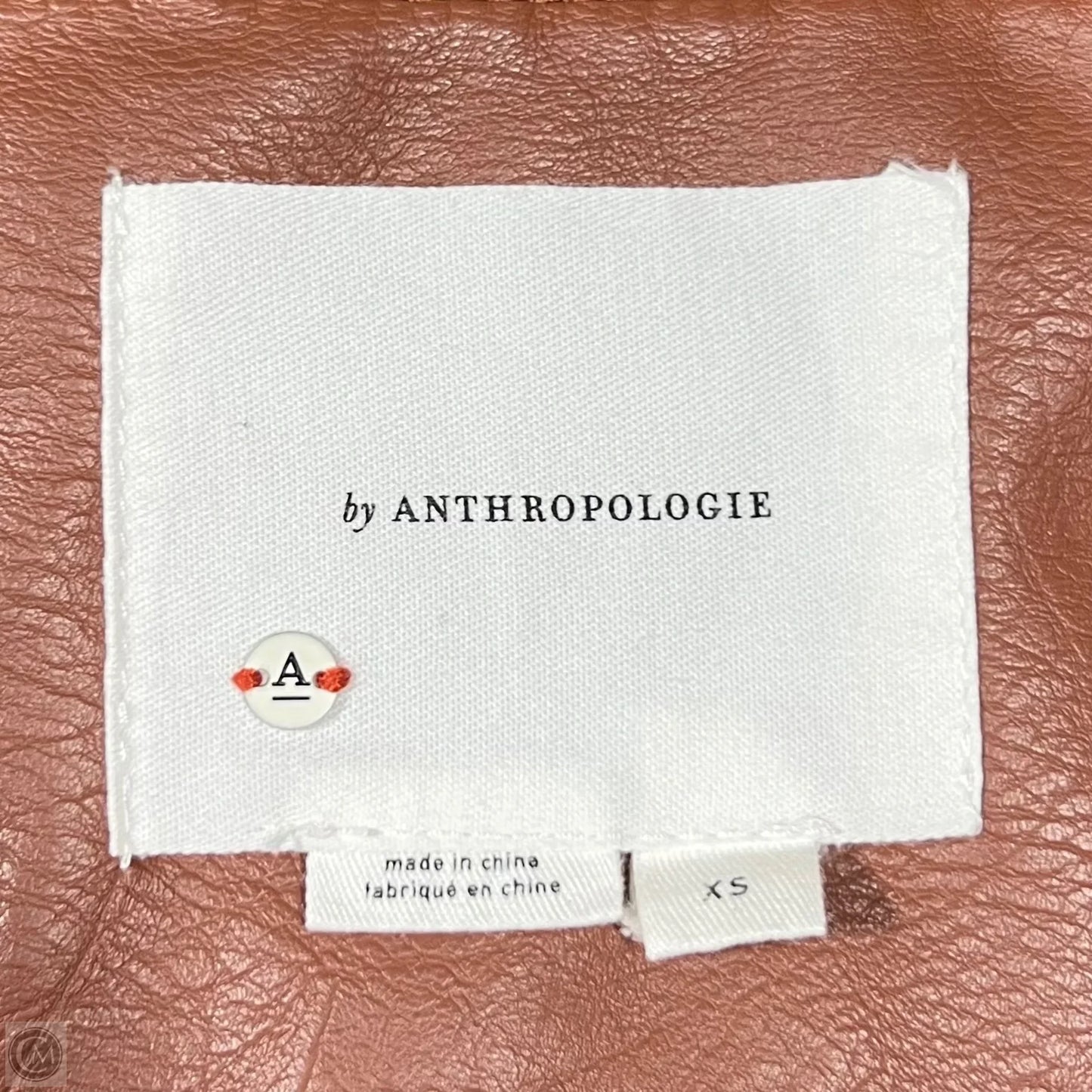 Jacket Moto By Anthropologie In Brown, Size: Xs