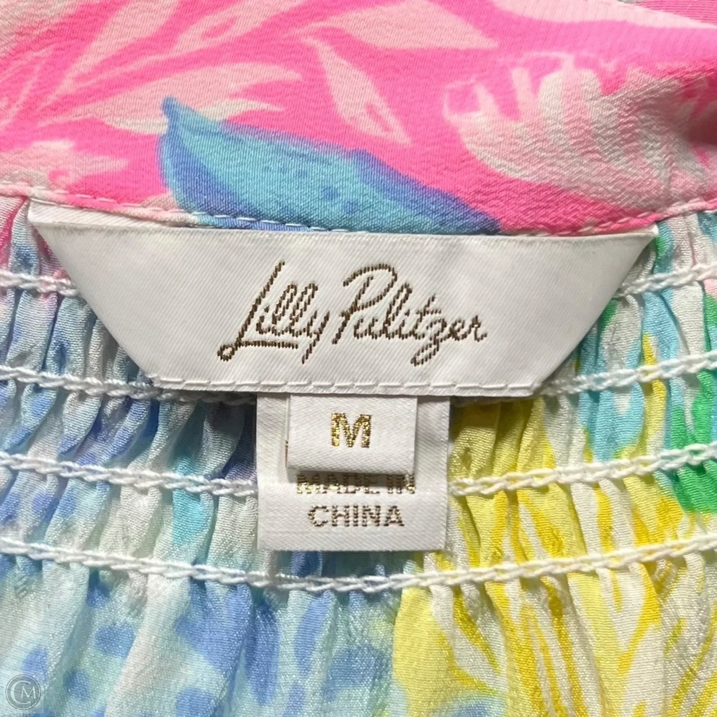 Top Long Sleeve Designer By Lilly Pulitzer In Multi-colored, Size: M