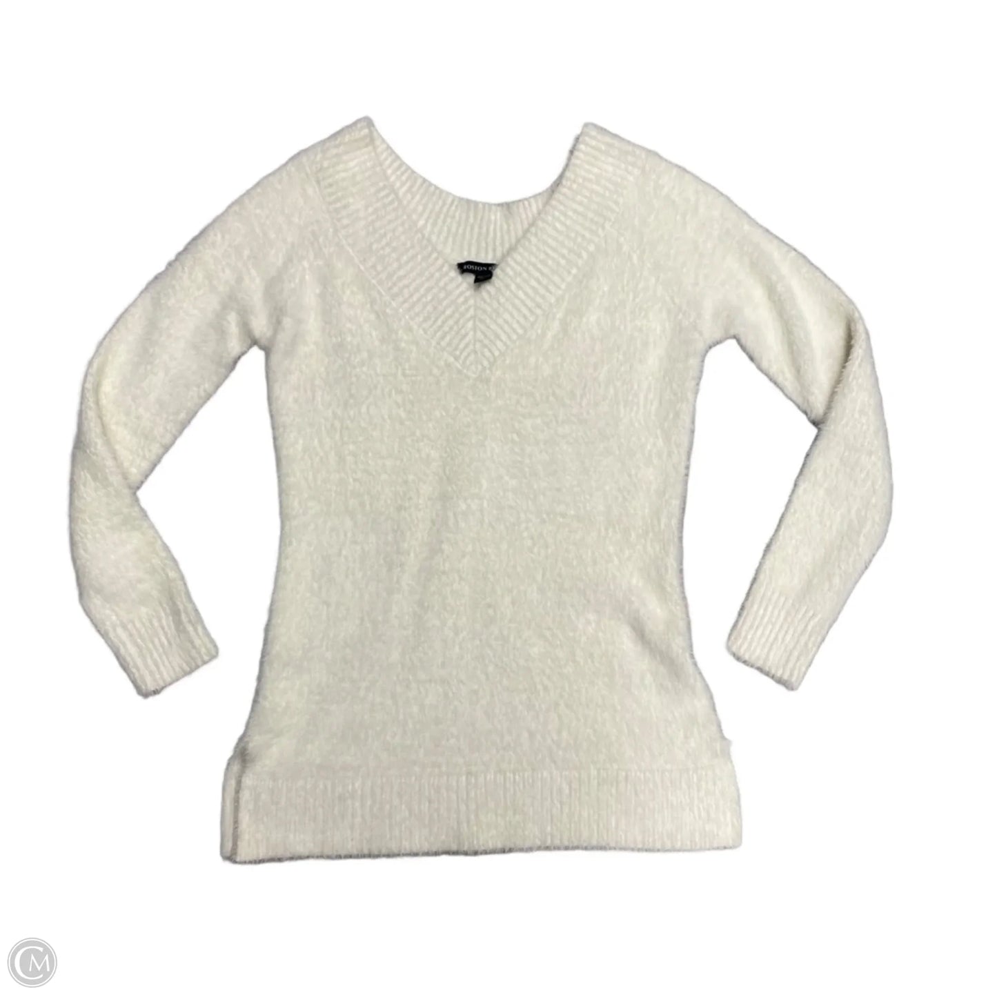Sweater By Boston Proper In Cream, Size: Xxs