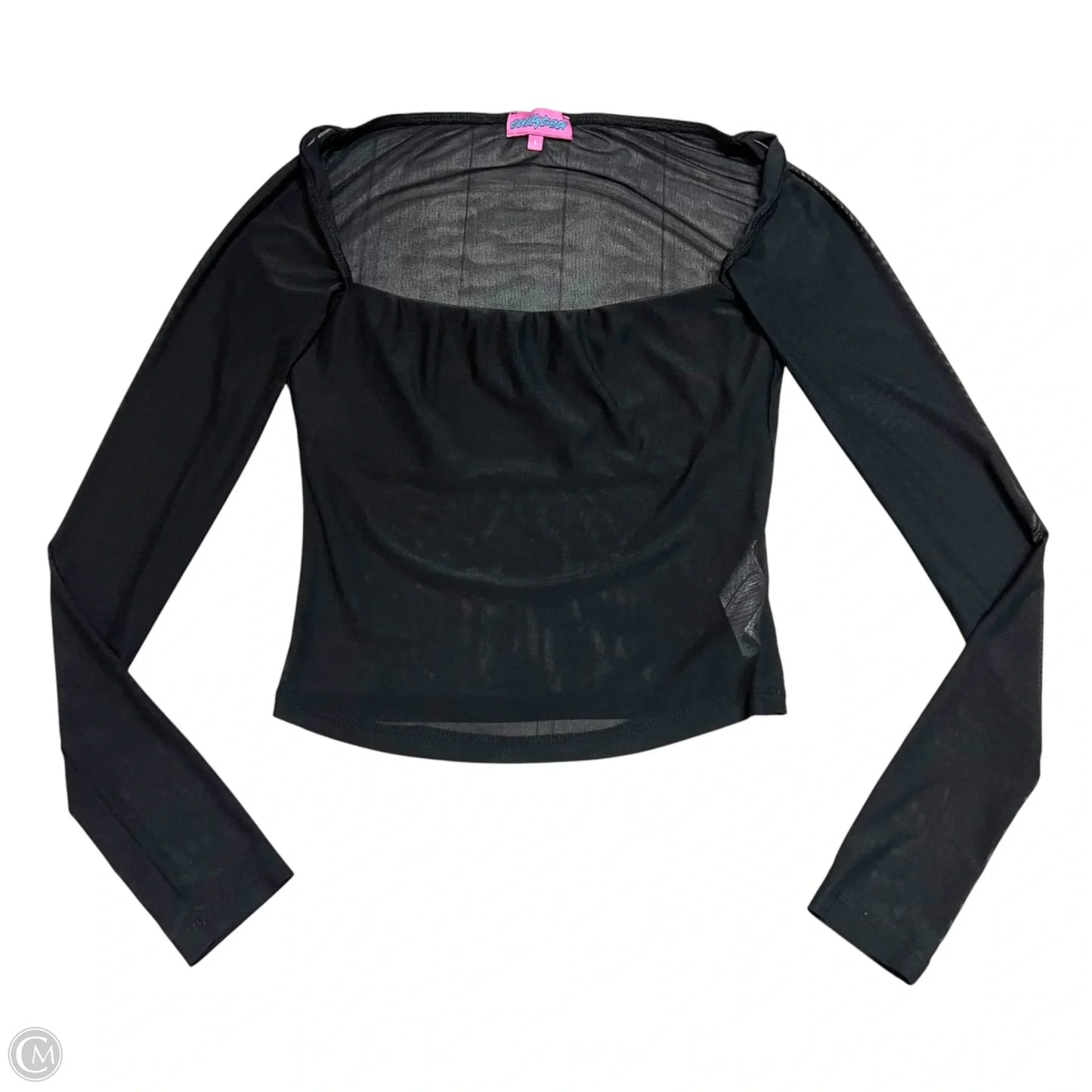 Top Long Sleeve Basic By Edikted In Black, Size: S