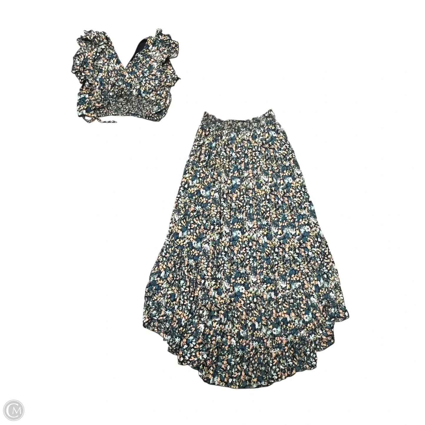 Skirt Set 2pc By Free People In Floral Print, Size: S