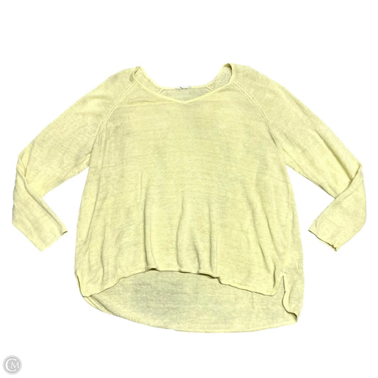 Sweater By Eileen Fisher In Yellow, Size: 2x