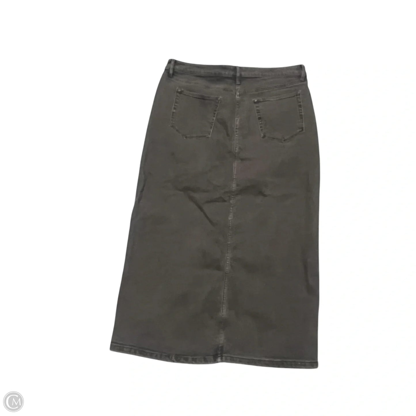 Skirt Maxi By Loft In Black Denim, Size: 14